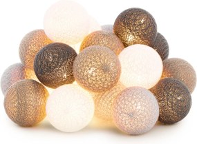 Cotton Ball Lights Outdoor lichtslinger - Starter Kit - Sombra