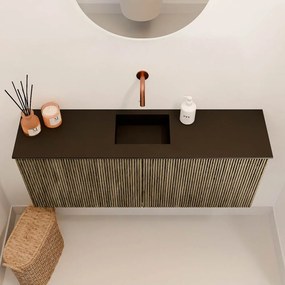Mondiaz Joya 100cm toiletmeubel dusk met wastafel faye midden zonder kraangat urban