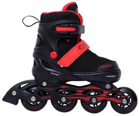 Street Rider Inlineskates Pro verstelbaar maat 38-42 zwart