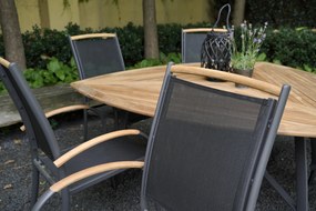 Lesli Living  Tuinstoel Stapelbaar - Monza - Teak - Lesli Living