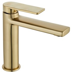 Wastafelkraan Rea Verso Gold Brush Low