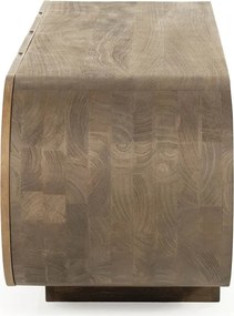 Eleonora King Ovaal Tv-meubel Mangohout 160 Cm - 160x40x43cm.