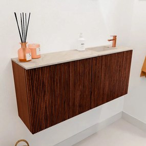Mondiaz Joya DLux 90cm toiletmeubel ruby met wastafel faye rechts 1 kraangat frappe