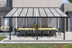 Aluminium terrasoverkapping Sierra Palram - Canopia 3 x 5,46 grijs