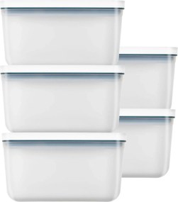 ZWILLING FRESH &amp; SAVE Vacuümdozenset , 5-delig / L, kunststof, La-mer - FRESH &amp; SAVE - ZWILLING