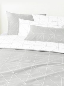 Katoenen dekbedovertrek Marla met patroon