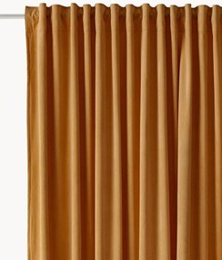 Fluwelen dim-out gordijn Nora met multiband, B 290 cm