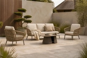 Stoel en Bank Loungeset 5 personen Rope Zand/Beige  Coco Viento/Miyoura