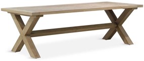 Tuinset 6 personen 240 cm Wicker Zwart Garden Collections Venerdi/Oregon