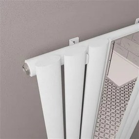 Eastbrook Tunstall radiator met spiegel 40x180cm 705W wit mat