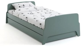 Bedlade in retro vintage stijl, 1 persoon, Adil