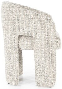 Eleonora Hamilton Taupe Eetkamerstoel Hotel Chique Stijl