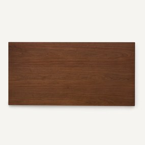 Rechthoekig tafelblad in notenfineer, lengte 200 cm, RECTO