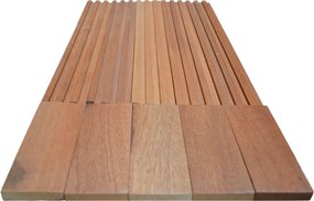Houten Mozaïekpaneel | Rosewood XL | 30×60 cm | Hout | Tegel