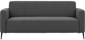 Goossens  Key West grijs, stof, 3-zits, modern design