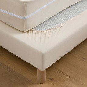 Boxspringhoes, katoenjersey, hoogte omslag 30 cm