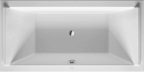 Duravit Starck inbouwbad 2-persoons 180x90x46cm glans wit acryl