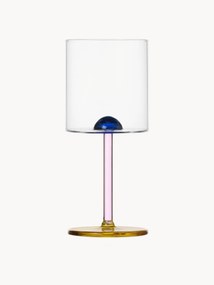 Handgemaakte wijnglas Dot van borosilicaatglas