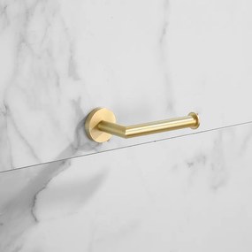 Saniclear Brass toiletrolhouder geborsteld messing mat goud
