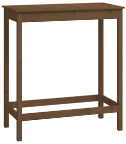 vidaXL Bartafel 100x50x110 cm massief grenenhout honingbruin