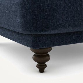 Voetenbank van fluweel chenille, Lazare