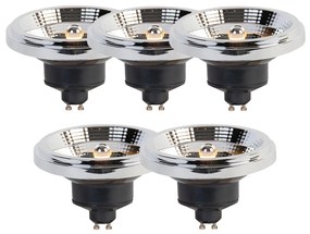 Set van 5 GU10 3-staps dim to warm LED lamp AR111 11W 620 lm 2000-3000K