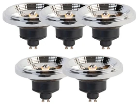 Set van 5 GU10 3-staps dim to warm LED lamp AR111 11W 620 lm 2000-3000K