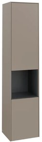 Villeroy & Boch Subway 3.0 Hoge kast - 171x40x36.2cm 2 deuren - Taupe C58802VM
