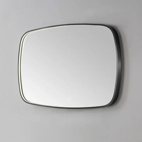 Lambini Designs Calera spiegel 100cm met spiegelverwarming en dimbare verlichting gunmetal