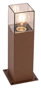 Smart staande buitenlamp roestbruin 30 cm incl. Wifi P45 - Denmark