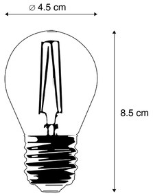 Set van 5 Smart E27 LED lamp P45 4,5W 470 lm 1800-4000K