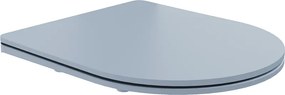 Mexen langzaam sluitende slim toiletzitting, duroplast, grijs-blauw mat - 39740069