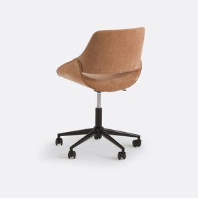 Draaibare bureaufauteuil met wieltjes, Tanaël