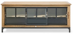 Rivièra Maison - The Hoxton Flatscreen Dresser - Kleur: zwart