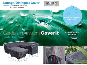 Garden Impressions Lounge dining beschermhoes 233/293x90xH70 en 162x92xH63 cm