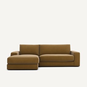 Linnen fluwelen hoekbank, SKANDER