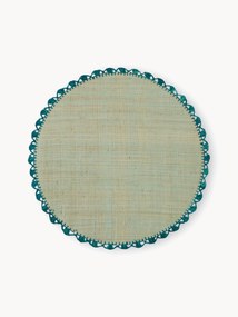 Ronde placemats Senape, 2 stuks