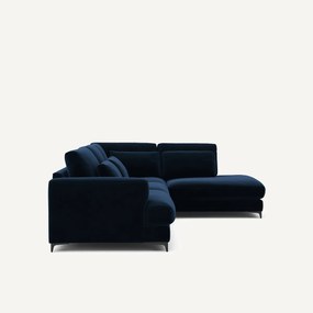 Omvormbare hoekbank rechts, fluweel, Marsile