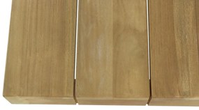 Dining Tuintafel  330 x 100 cm Aluminium/teak Taupe Santika Superior