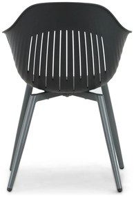 Tuinstoel Kunststof Grijs-antraciet Lifestyle Garden Furniture Lissabon
