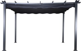 The Outsider Pergola Eva - Zwart - Aluminium - 295x295cm - The Outsider