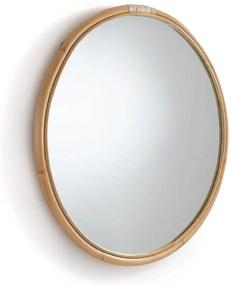 Ronde spiegel in rotanØ90 cm, Nogu