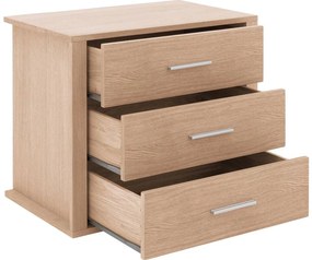 Goossens Inzetladenblok Wood Nature, Inzetladenblok met 3 lades
