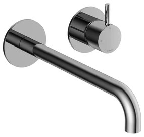 Hotbath Cobber Afbouwdeel - voor wastafelkraan - 25cm uitloop - Chroom CB105EXT25CR