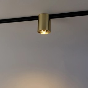 Moderne 1-fase railspot goud - Iconic Rondoo Up