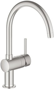 Grohe Minta keukenmengkraan met draaibare C-uitloop supersteel