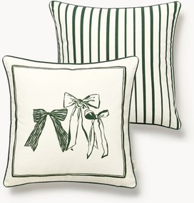 Designer omkeerbare kerstkussenhoes Clarette van Agathe Marty