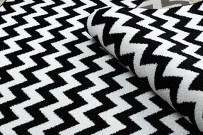 Tapijt SKETCH - F561 room/zwart - Zigzag