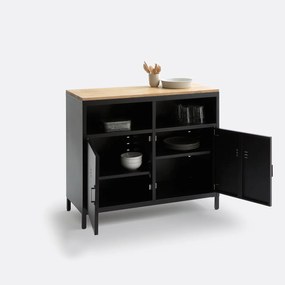 Keukenmeubel 2 deuren, 2 nissen HIBA