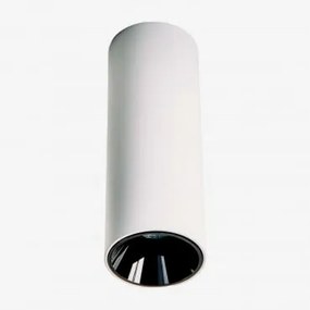 Led-opbouwplafondlamp Rond Ø5,7 Cm In Aluminium Luisiana Warm Wit 2700k & Wit – Zwart & 8 W & 23º - Sklum